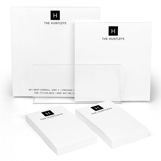 Initial Block Notepad Set